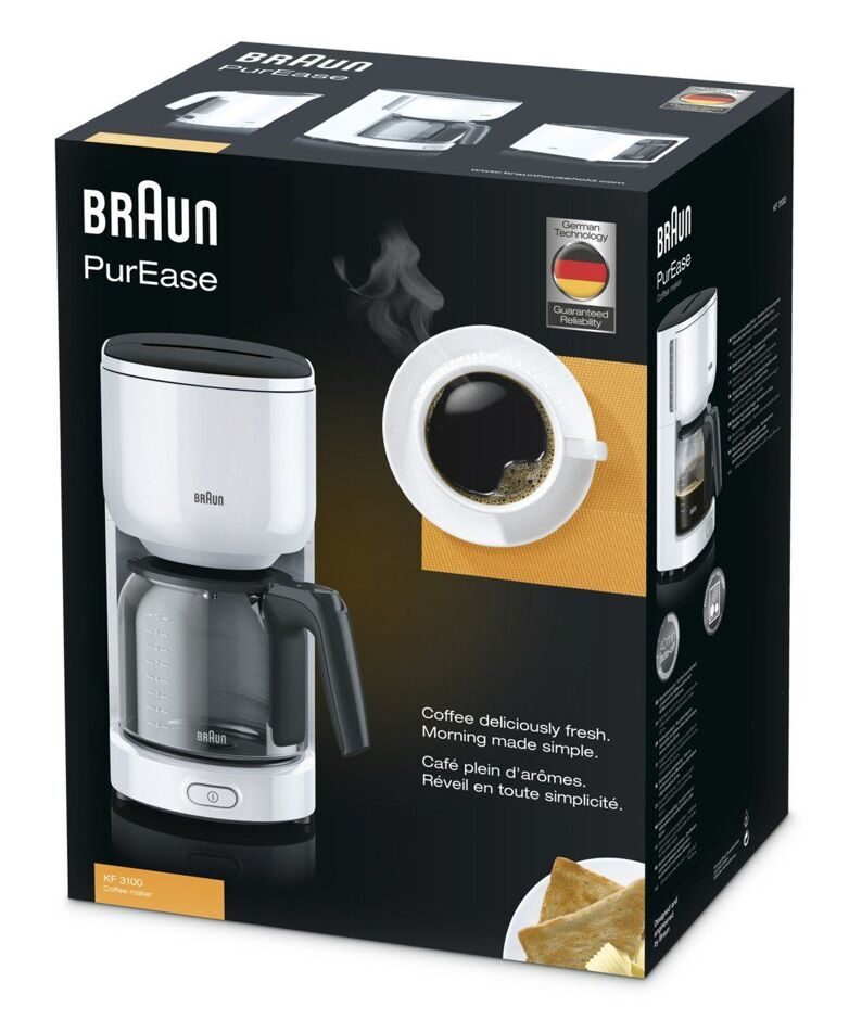 Кофеварка Braun KF 3120 WH