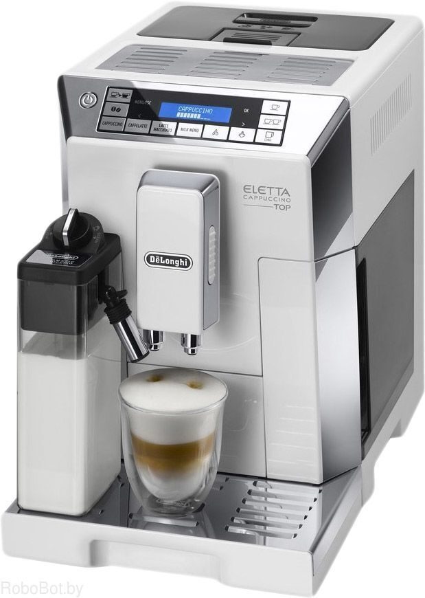 Кофемашина эспрессо  DeLonghi Eletta Cappuccino TOP ECAM 45.760.W