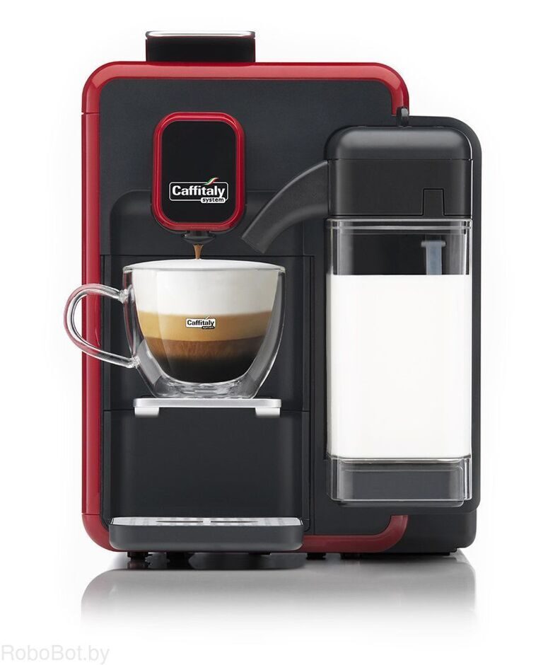 Капсульная кофеварка Caffitaly Bianca S22 red / black