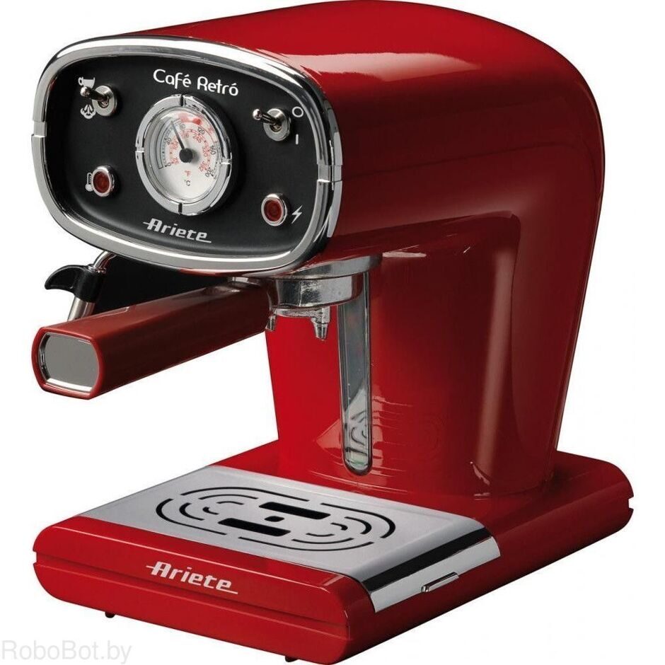 Кофеварка рожковая Ariete Retro 1388 Red