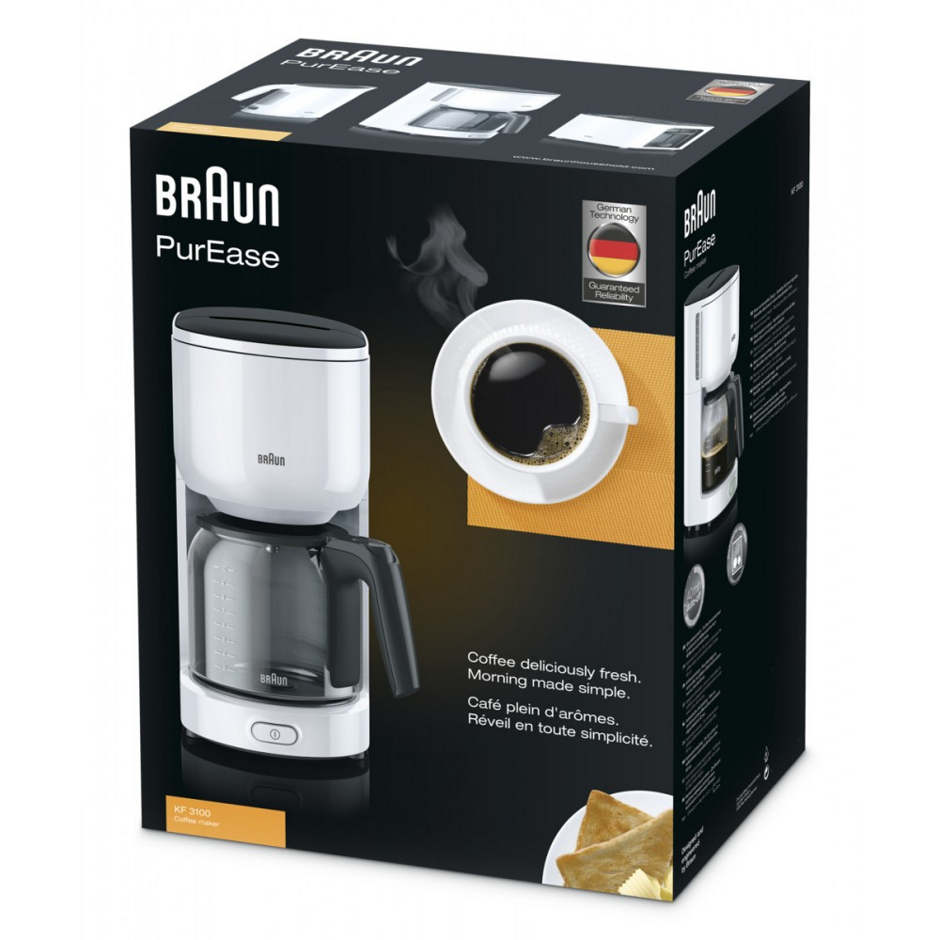 Кофеварка Braun KF 3100 WH