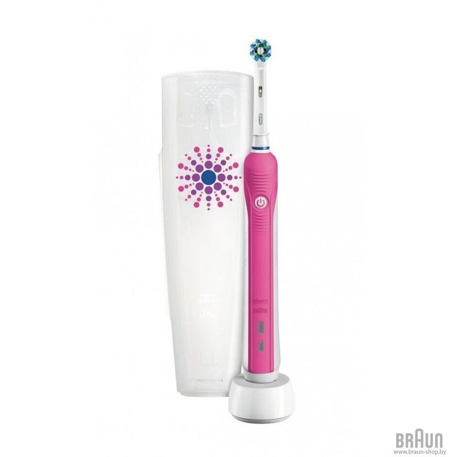 Электрическая зубнaя щеткa Braun Oral-B PRO 750 Cross Action Pink (D16.513.UX)